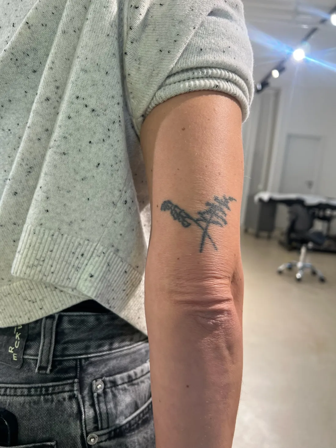 Cover-up Tattoo Zürich — vorher