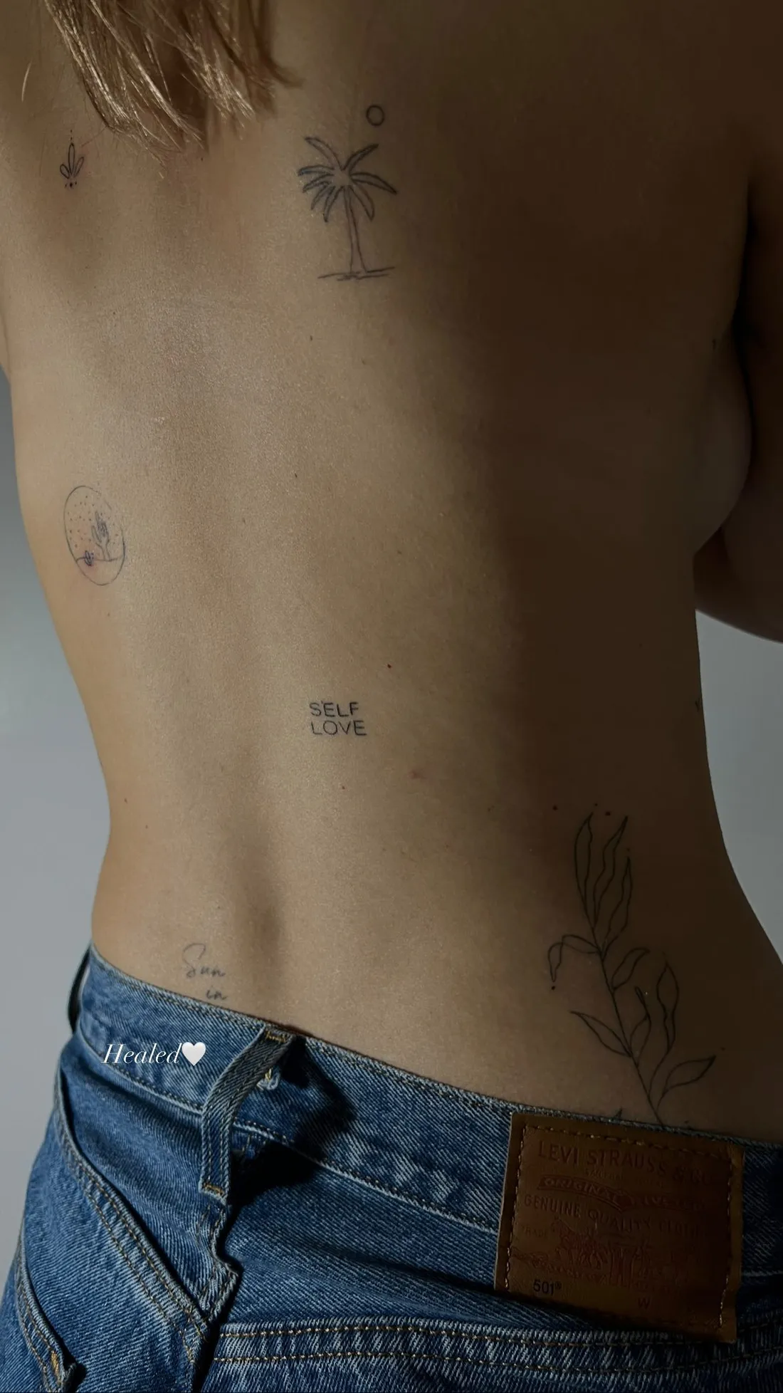 Verheiltes Fine Line Tattoo — Sinkply Zürich