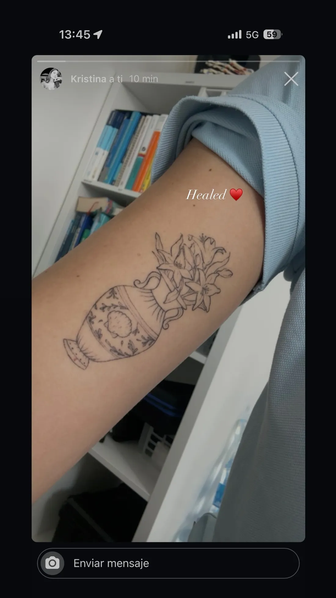 Verheiltes Fine Line Tattoo — Sinkply Zürich