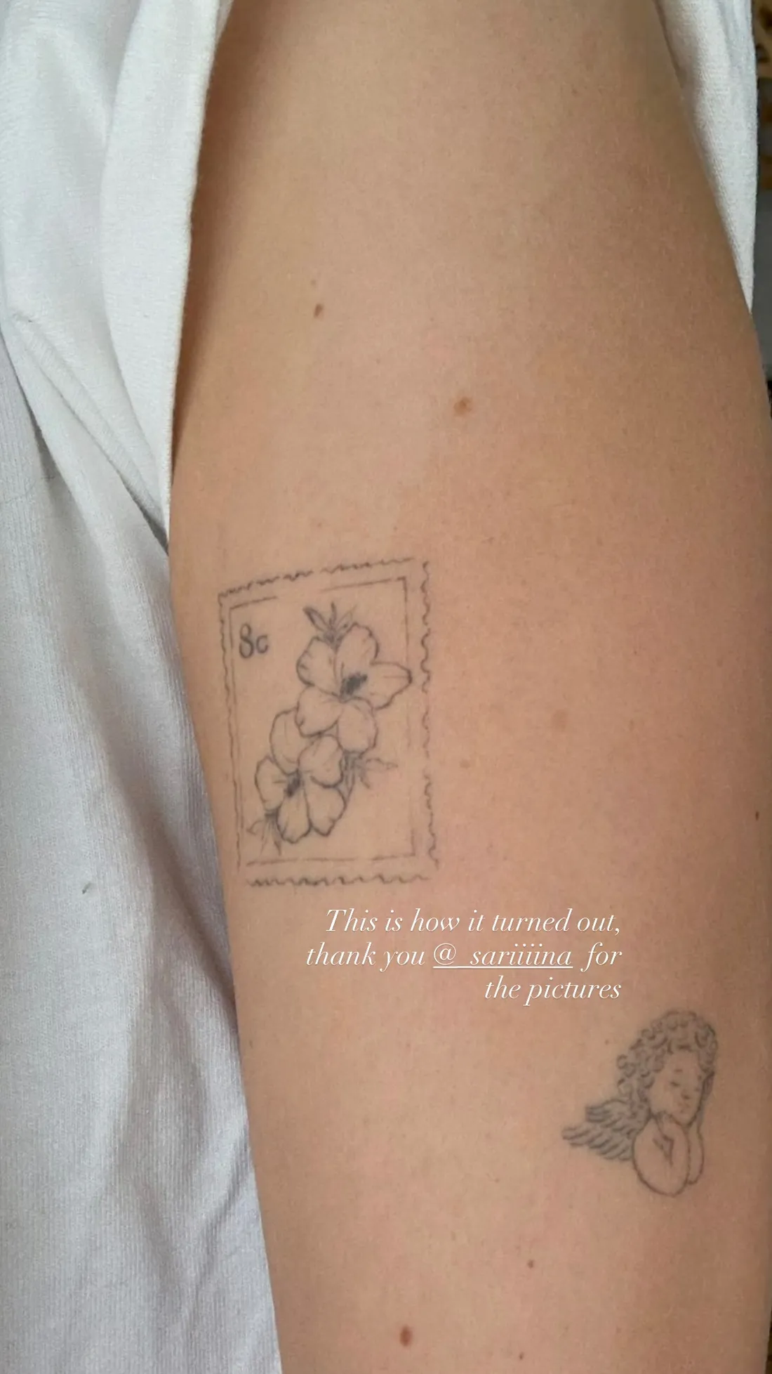 Verheiltes Fine Line Tattoo — Sinkply Zürich