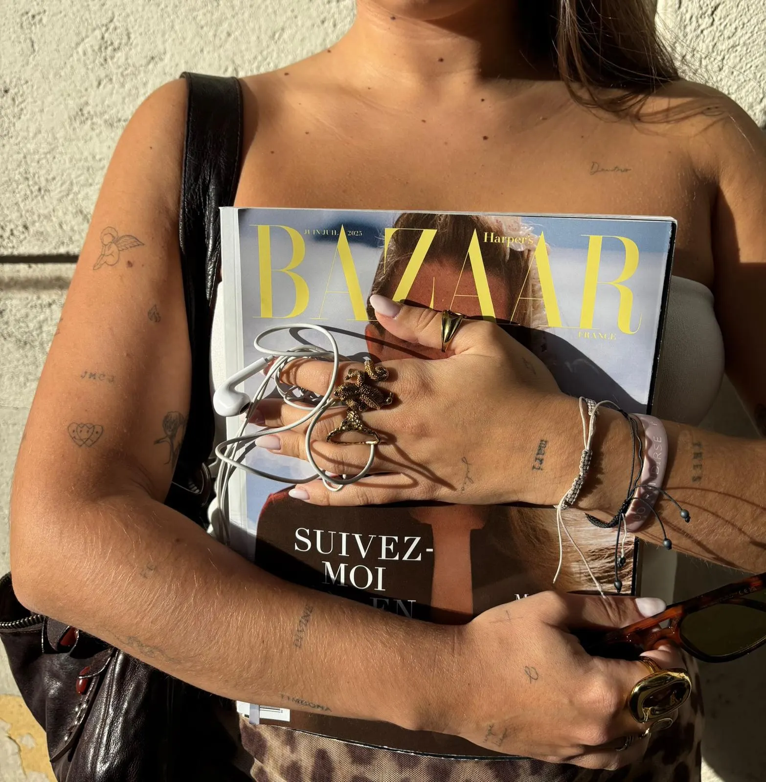 Harper's Bazaar editorial arm tattoos