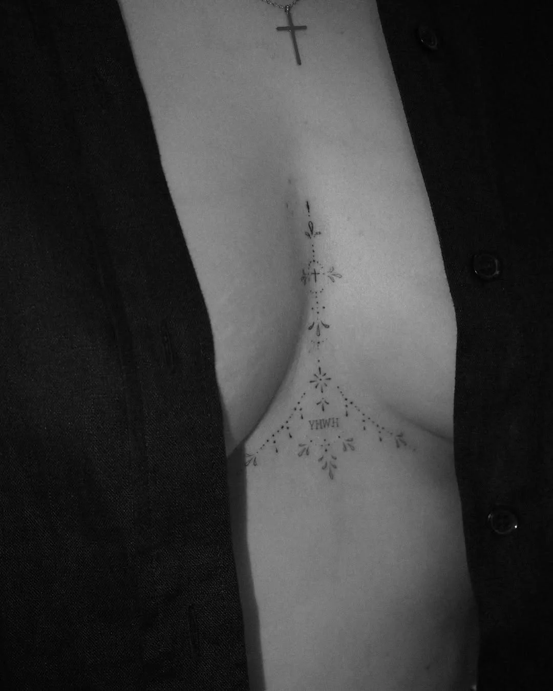 Ornamental fine line tattoo elegant on arm Sinkply Zürich